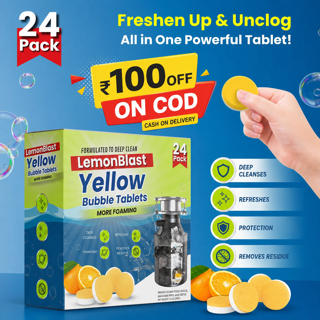 LemonBlast Yellow Bubble Tablets | 🔥FLAT 50% OFF SAVING🔥