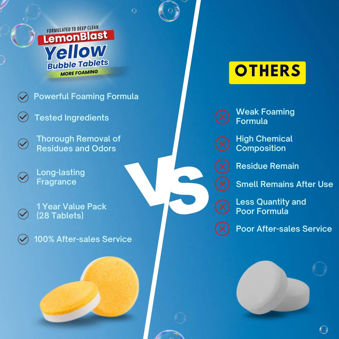 LemonBlast Yellow Bubble Tablets | 🔥FLAT 50% OFF SAVING🔥