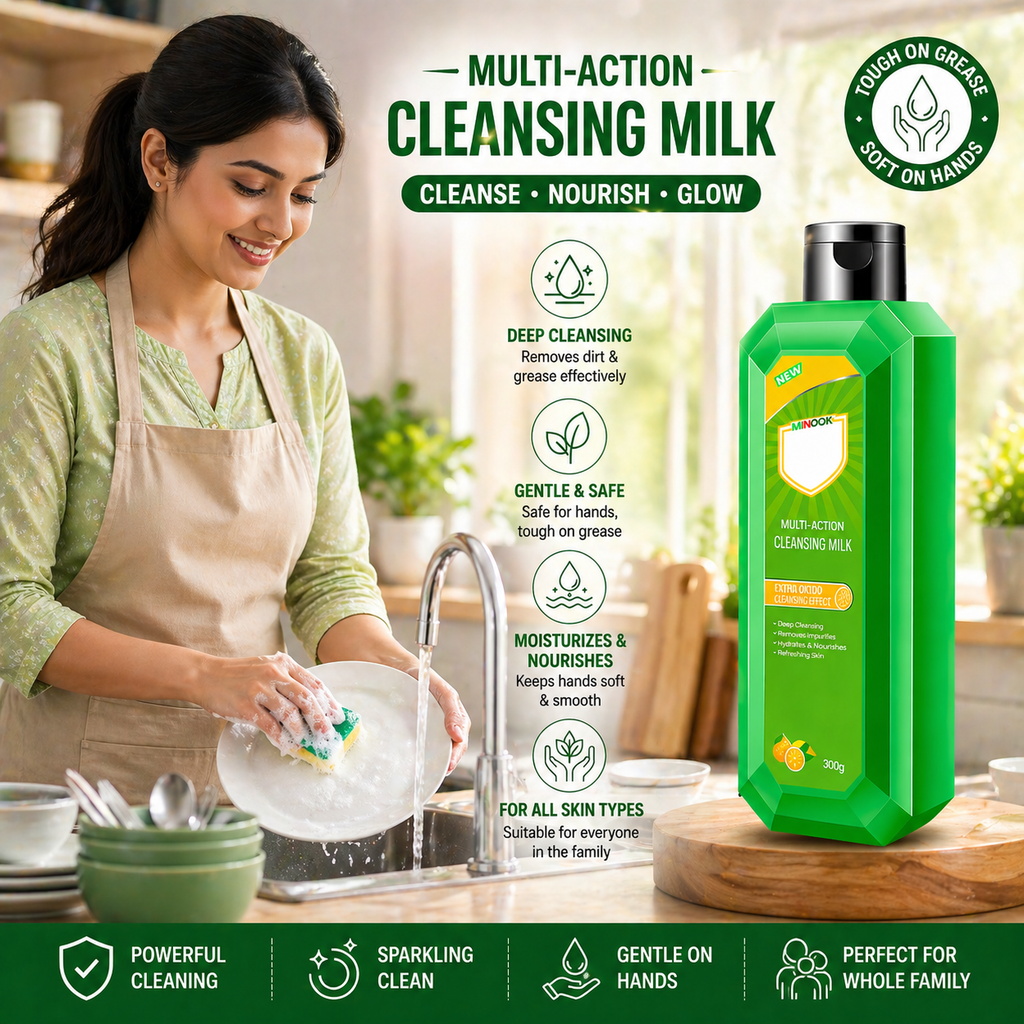 Powerful Multifunctional  Cleansing Lotion- Pack of 4 ( 100 ml )