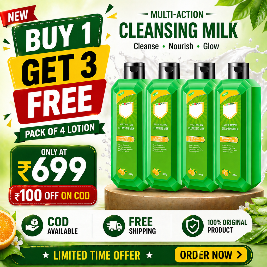 Powerful Multifunctional  Cleansing Lotion- Pack of 4 ( 100 ml )